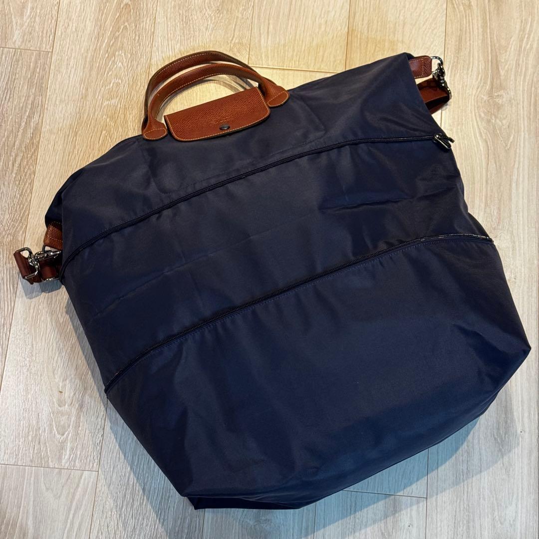 美品 LONGCHAMP ロンシャン ルプリアージュ 拡張トラベルバッグ 大容量