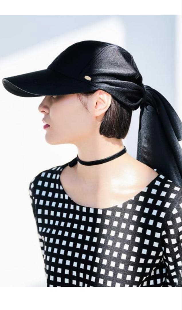 jenne ジェンヌ　小顔見えドレープマルチウェイキャップ