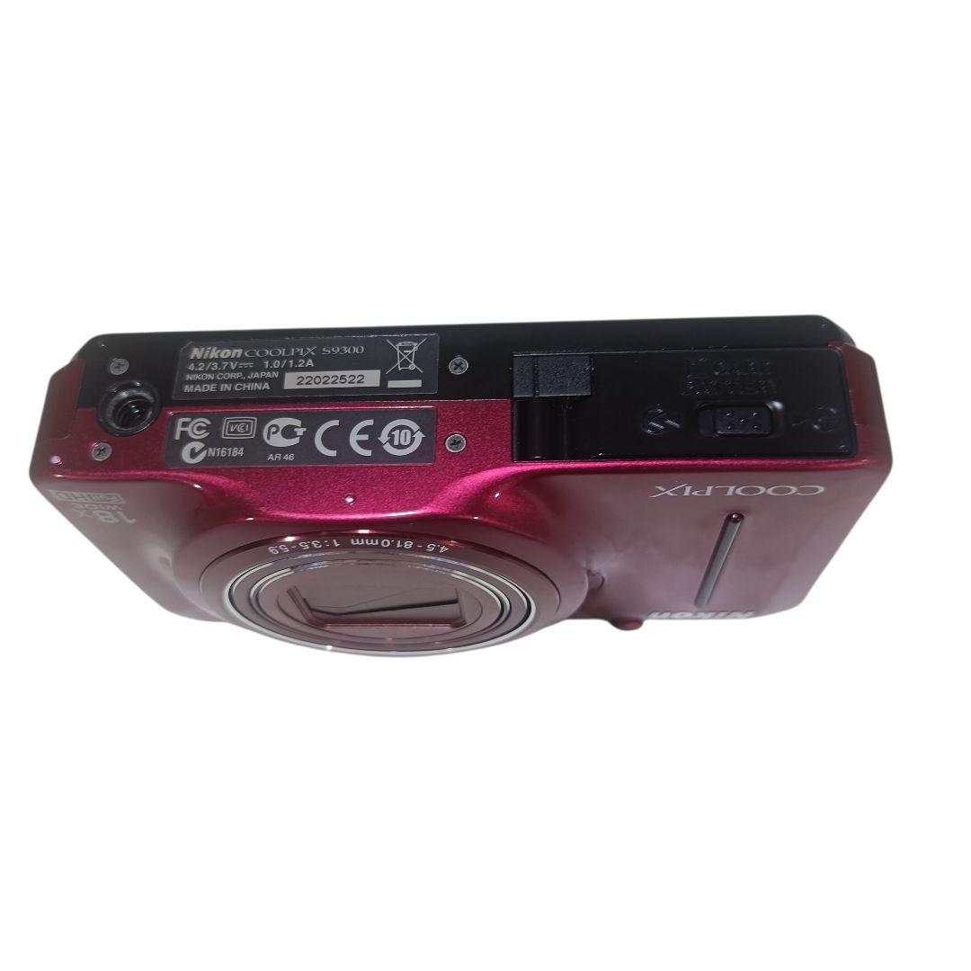 Nikon COOLPIX S9300 レッド 動作確認済 コンパクトデジカメ