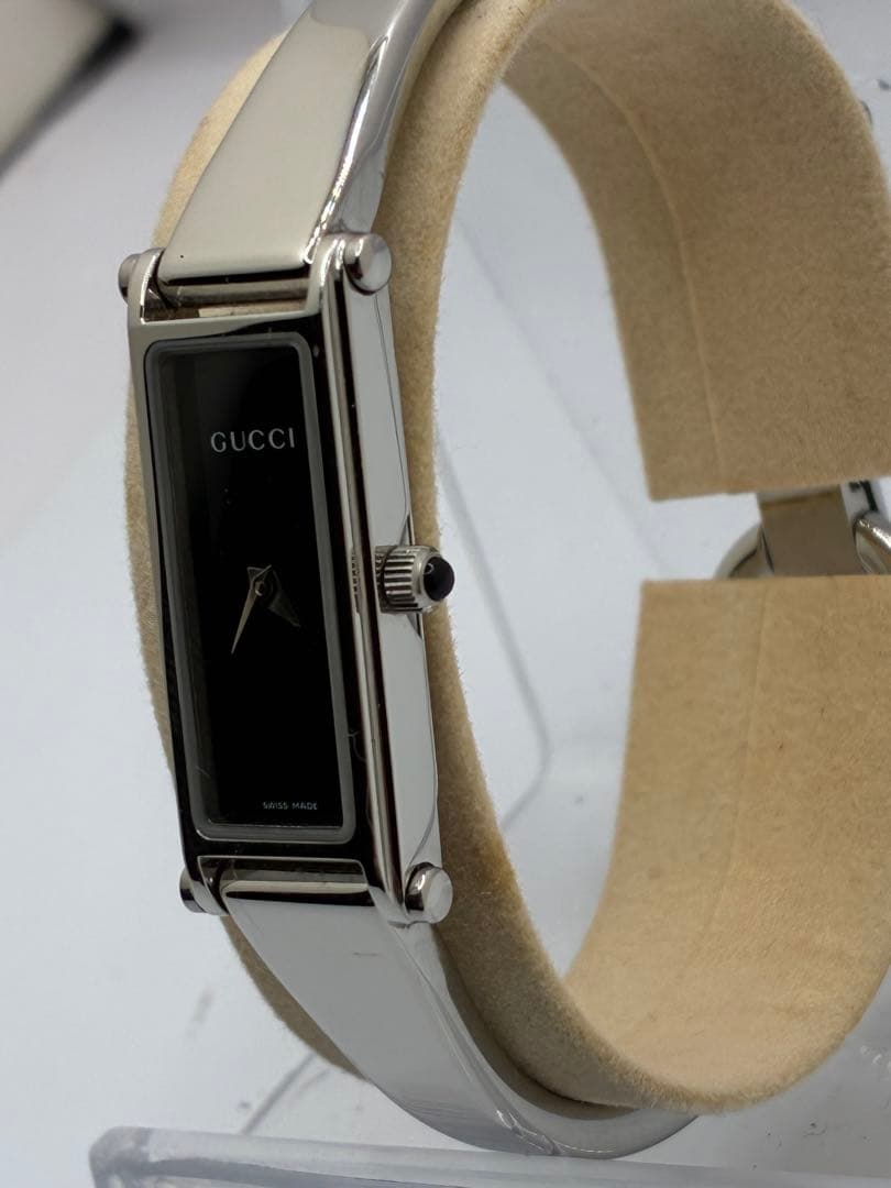 GUCCI グッチ 1500L 美品 レディース 時計 シルバー 稼働