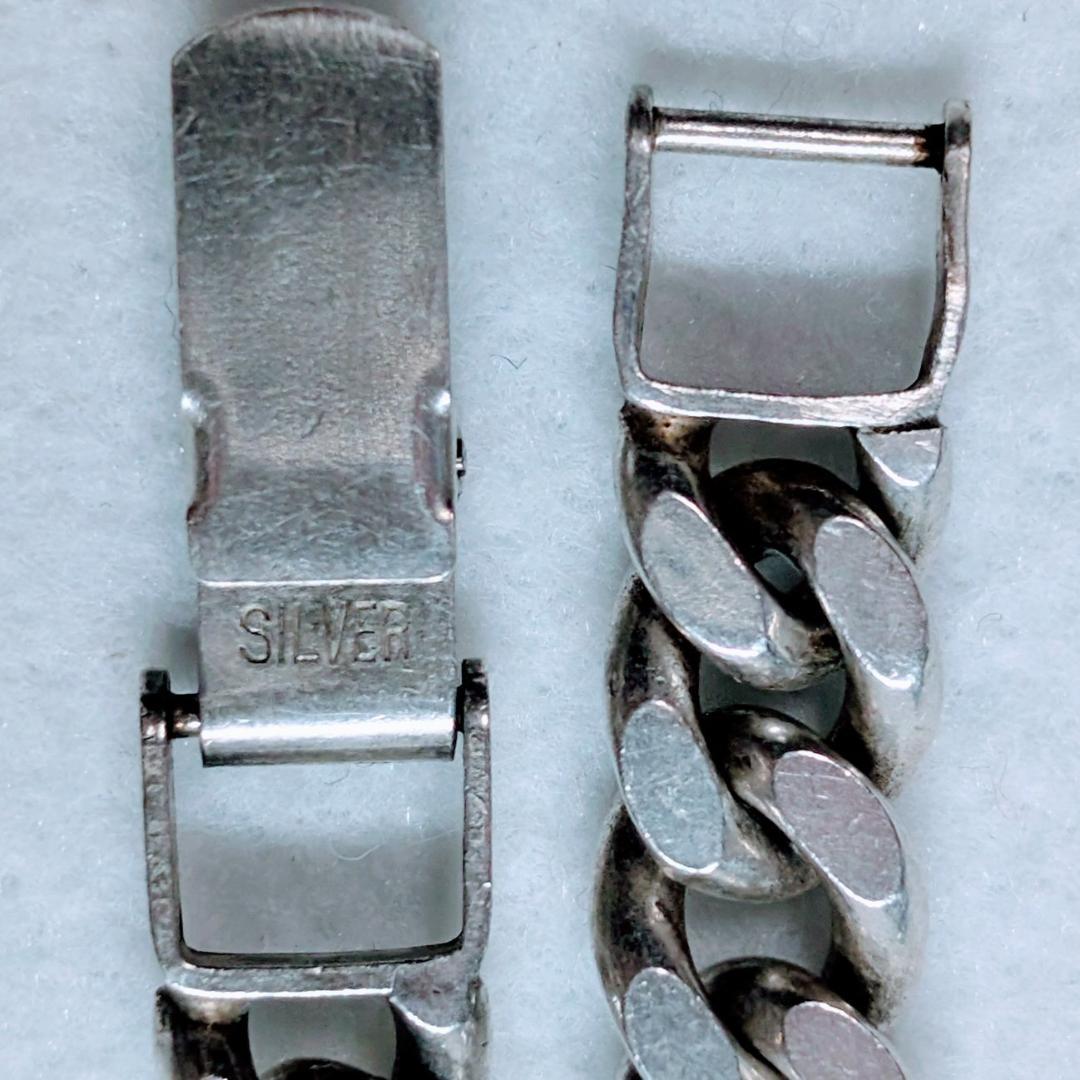 国産シルバ−925 ネックレス（幅7.0mm/長さ50cm/60g）喜平チェーン