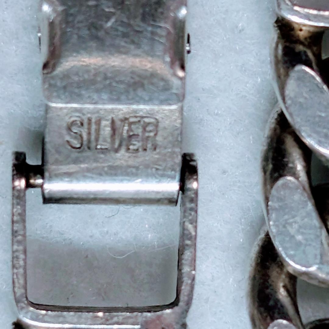 国産シルバ−925 ネックレス（幅7.0mm/長さ50cm/60g）喜平チェーン