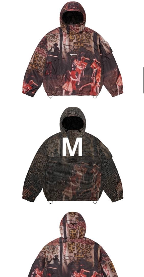 ソ*中様 supreme Reflective Ripstop Anorak