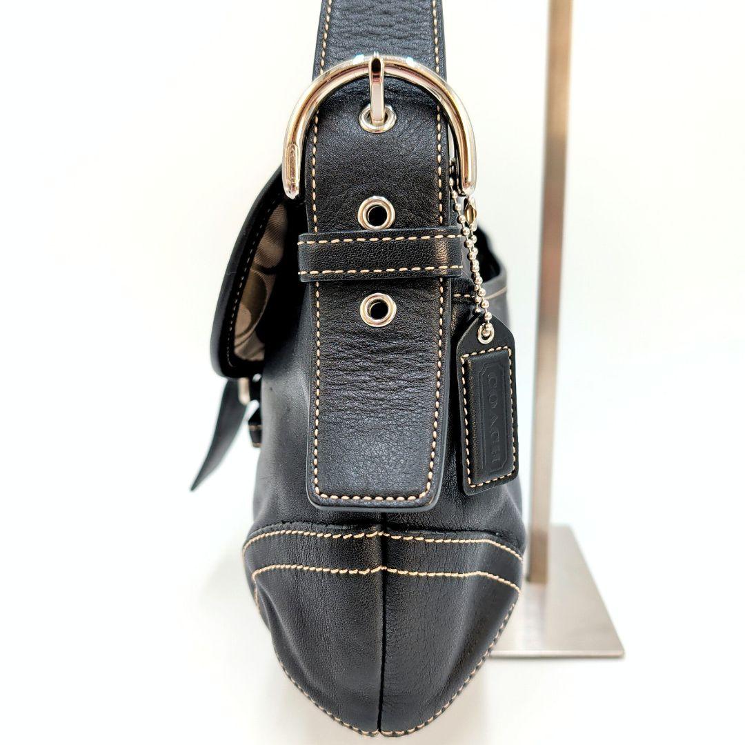 COACH SOHO ハンドバッグ y2k ソーホー ワンショルダー レザー 黒