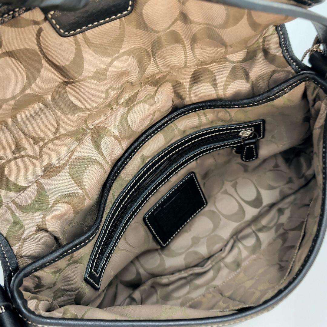 COACH SOHO ハンドバッグ y2k ソーホー ワンショルダー レザー 黒