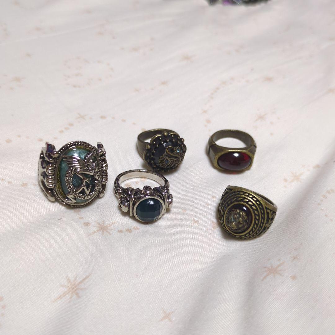 シルバーリング 5点セット