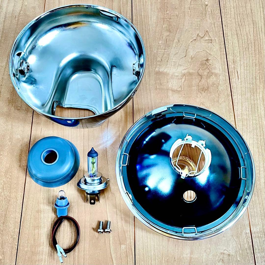 マーシャル 888 デベソ 160φ ヘッドライト CB400F ホーク シビエ