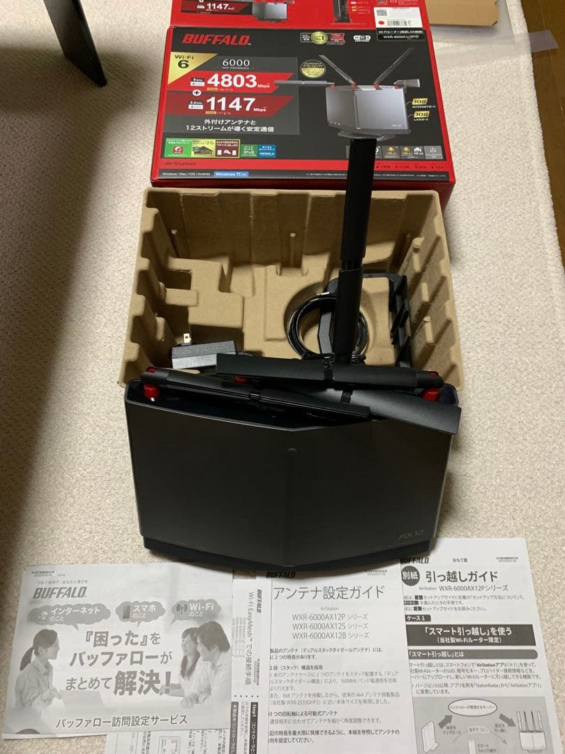 バッファロー WXR-6000AX 12P/D