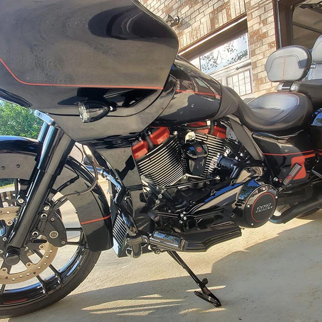 ハーレー ロードグライド用フェアリングスポイラーカバー チンスポイラー