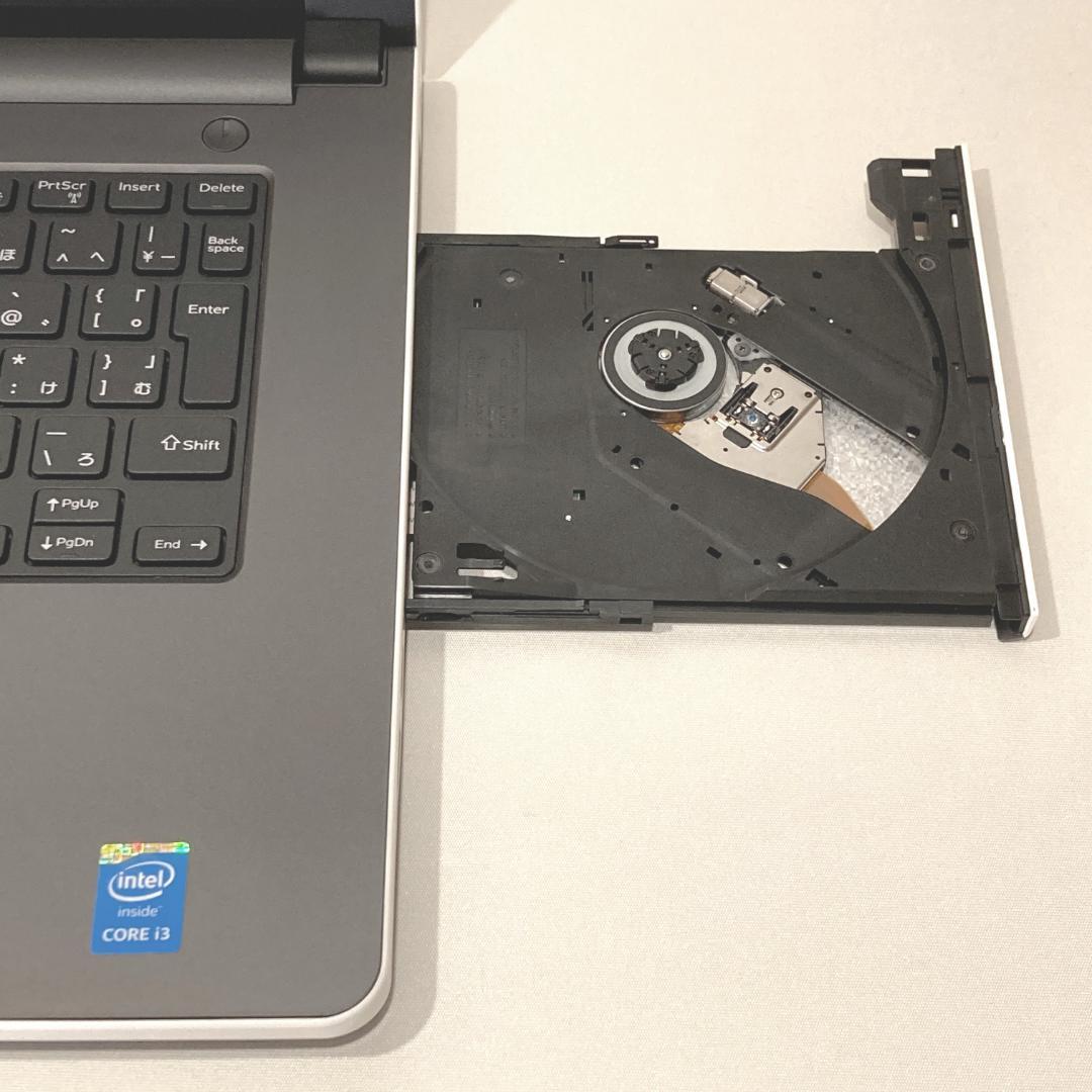 美品✨快適・DVD・大容量✨白・グレー✨すぐ使えるノートパソコン◇D476-1