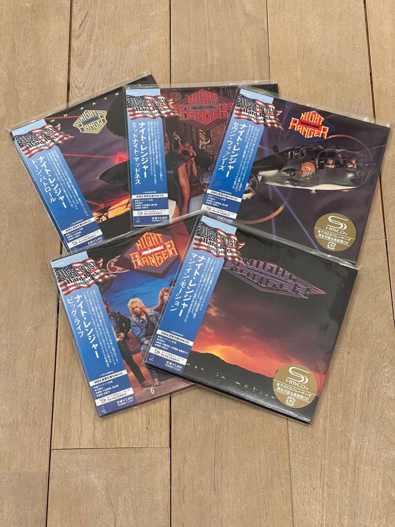 未開封　ナイトレンジャー紙ジャケットSHM-CD5枚セット
