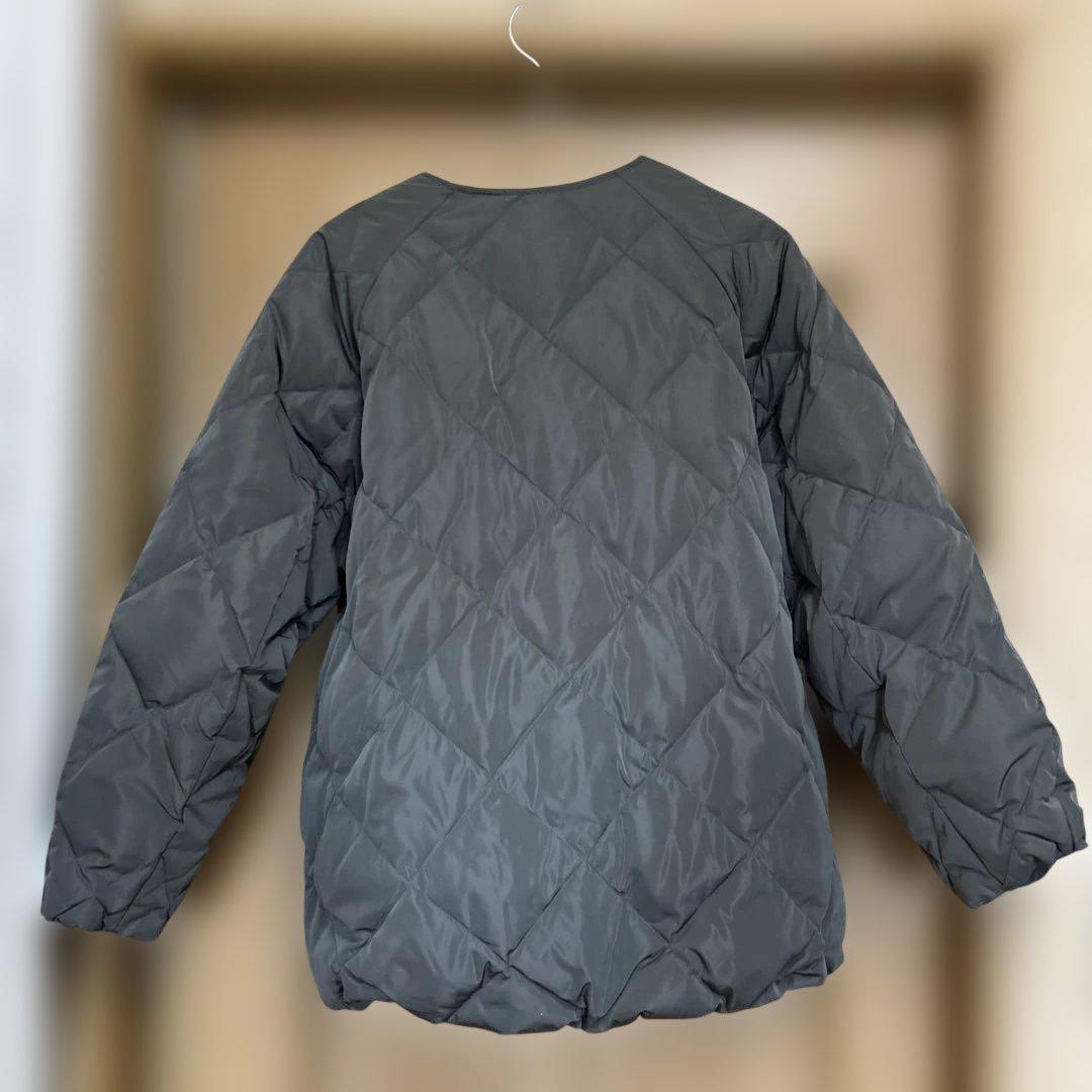 アーバンリサーチ　『WEB限定』コクーンキルティングダウン　カーキグレー