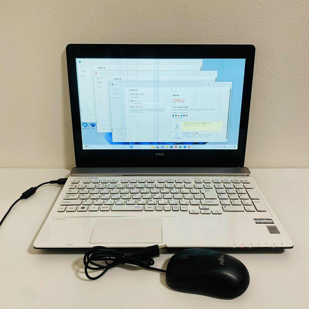 Y954 NECノートパソコン i7メモリ8G高速SSD Windows11