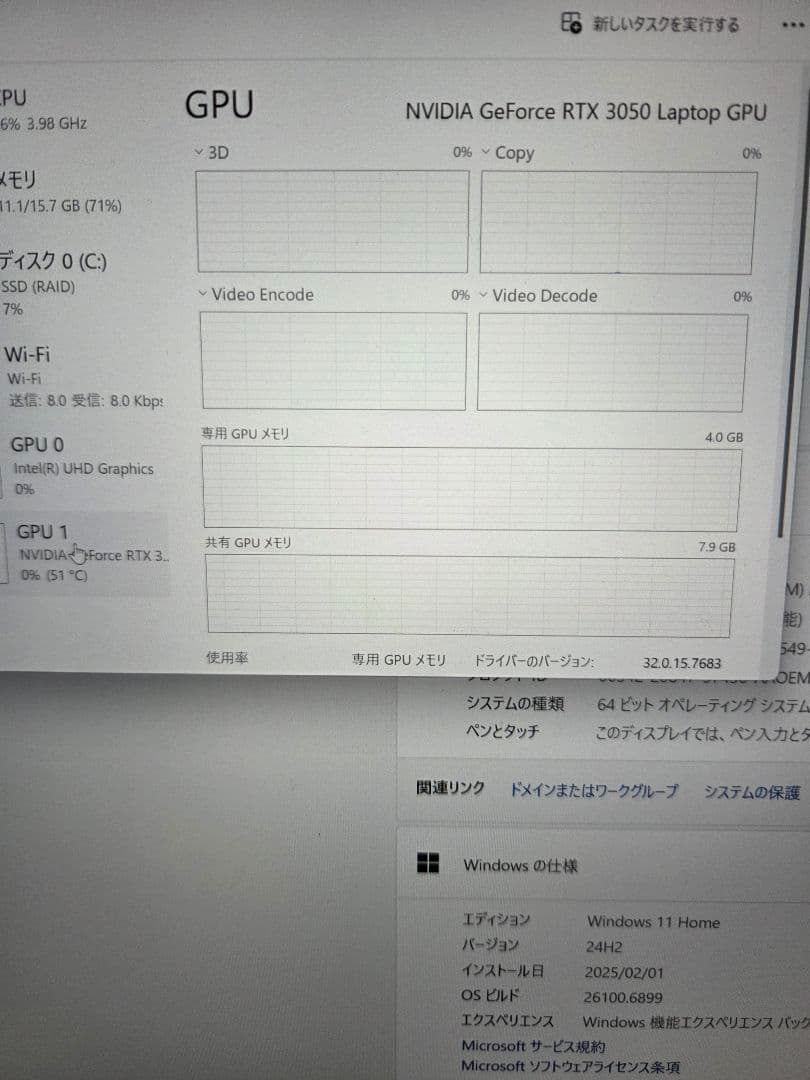 その他ノートPC本体 Dell Inspiron 16 Plus/i7-11800H/RTX3050