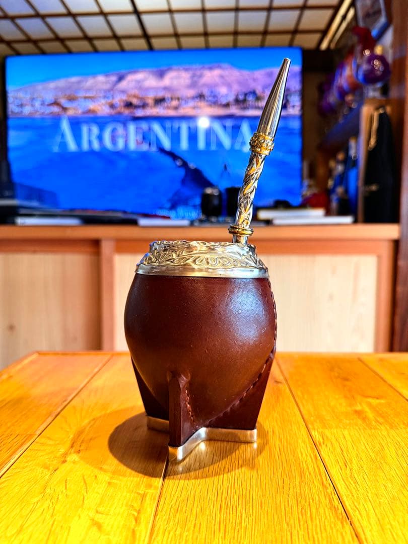 マテ壺・ボンビージャ・2点セット