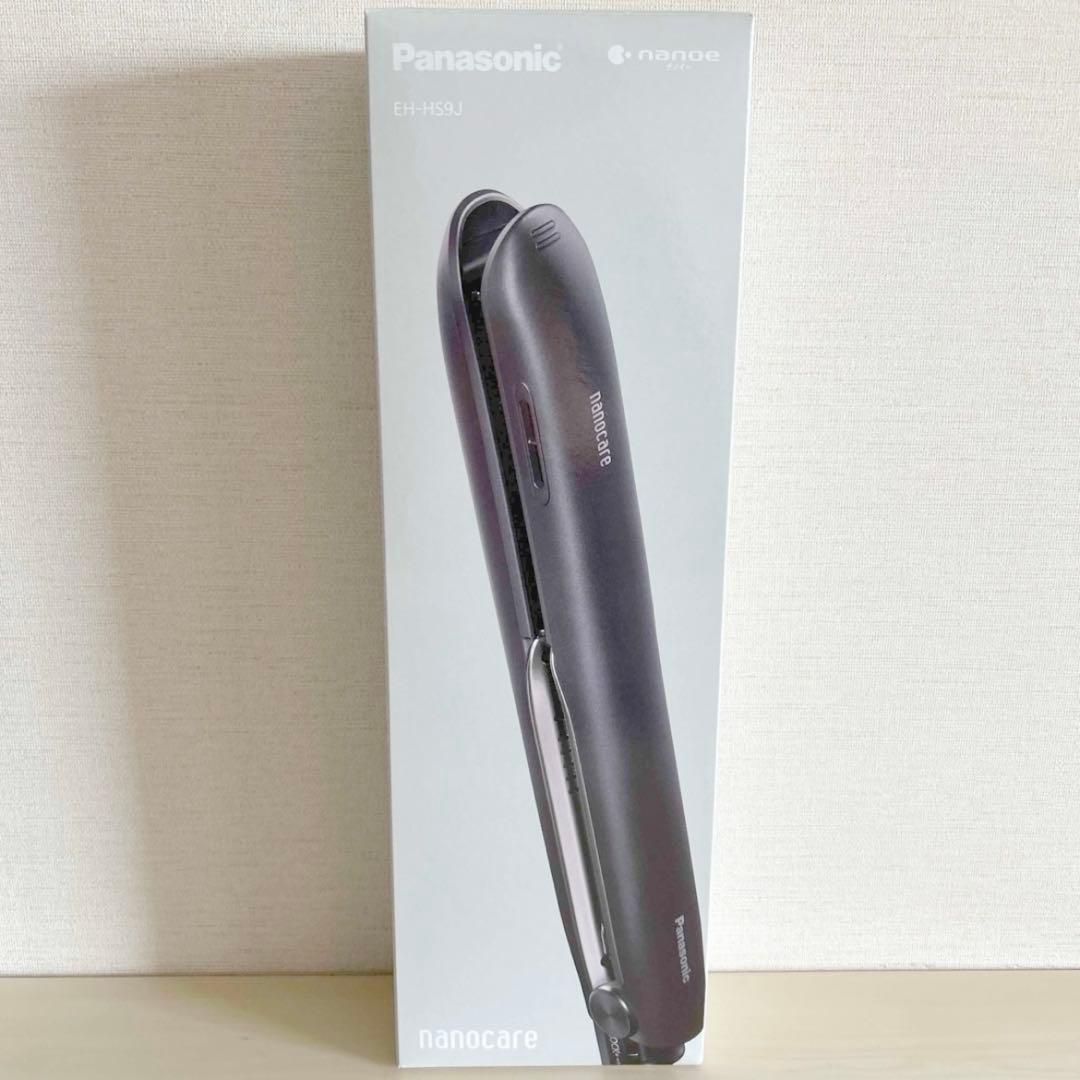 Panasonic ストレートアイロン ナノケア ブラック EH-HS9J 美品