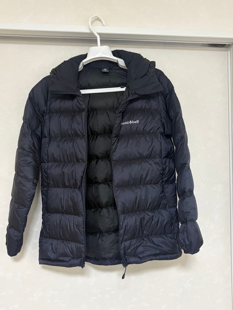 【美品】montbell ダウンジャケット woman S ブラック