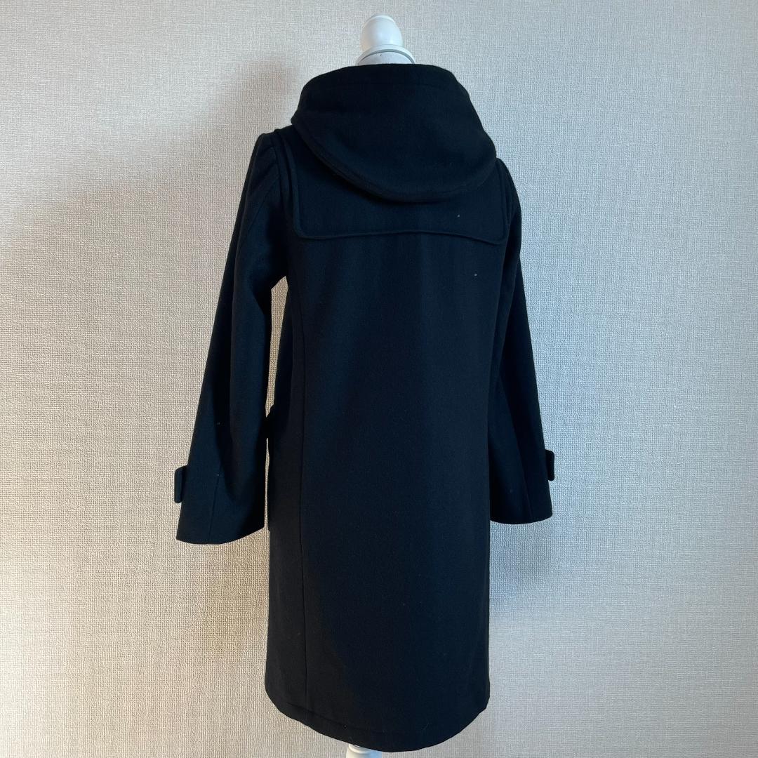 新品 無印良品 MUJI 黒 カシミヤ混ダッフルコート L 秋冬