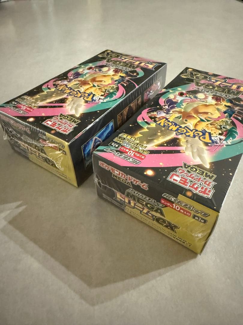 ポケモンカードゲーム MEGAドリームEX BOX2個（シュリンクあり）