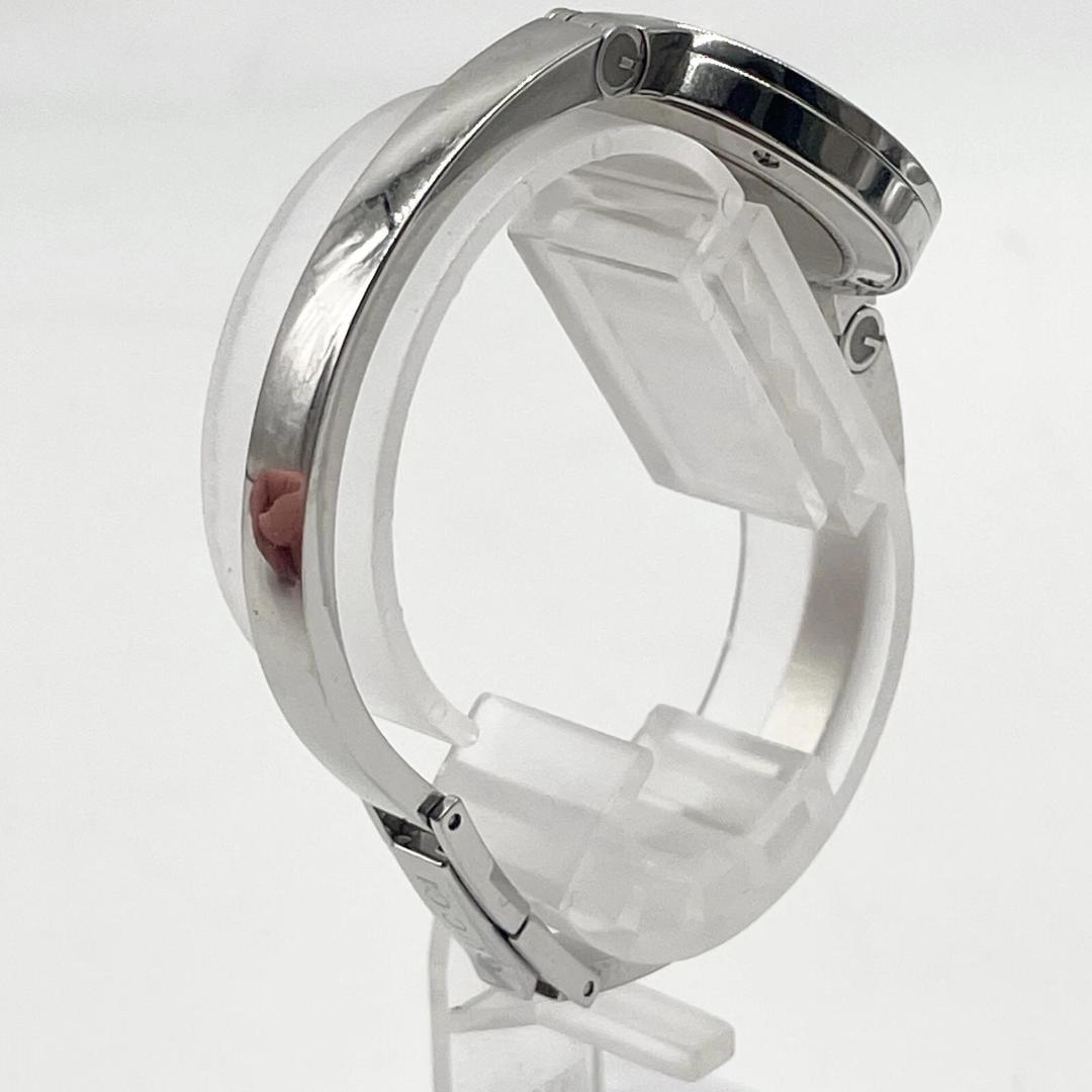 稼働・新品電池　GUCCI　時計　クォーツ　シルバー　105　シェリーライン