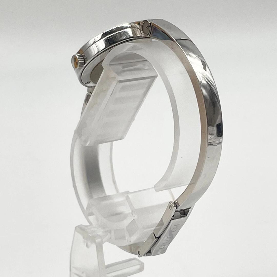 稼働・新品電池　GUCCI　時計　クォーツ　シルバー　105　シェリーライン