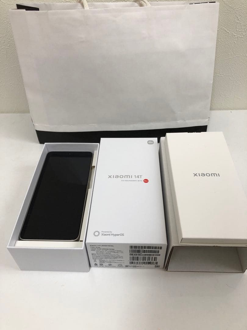 【新品未使用】Xiaomi 14T チタングレー【国内版SIMフリー】