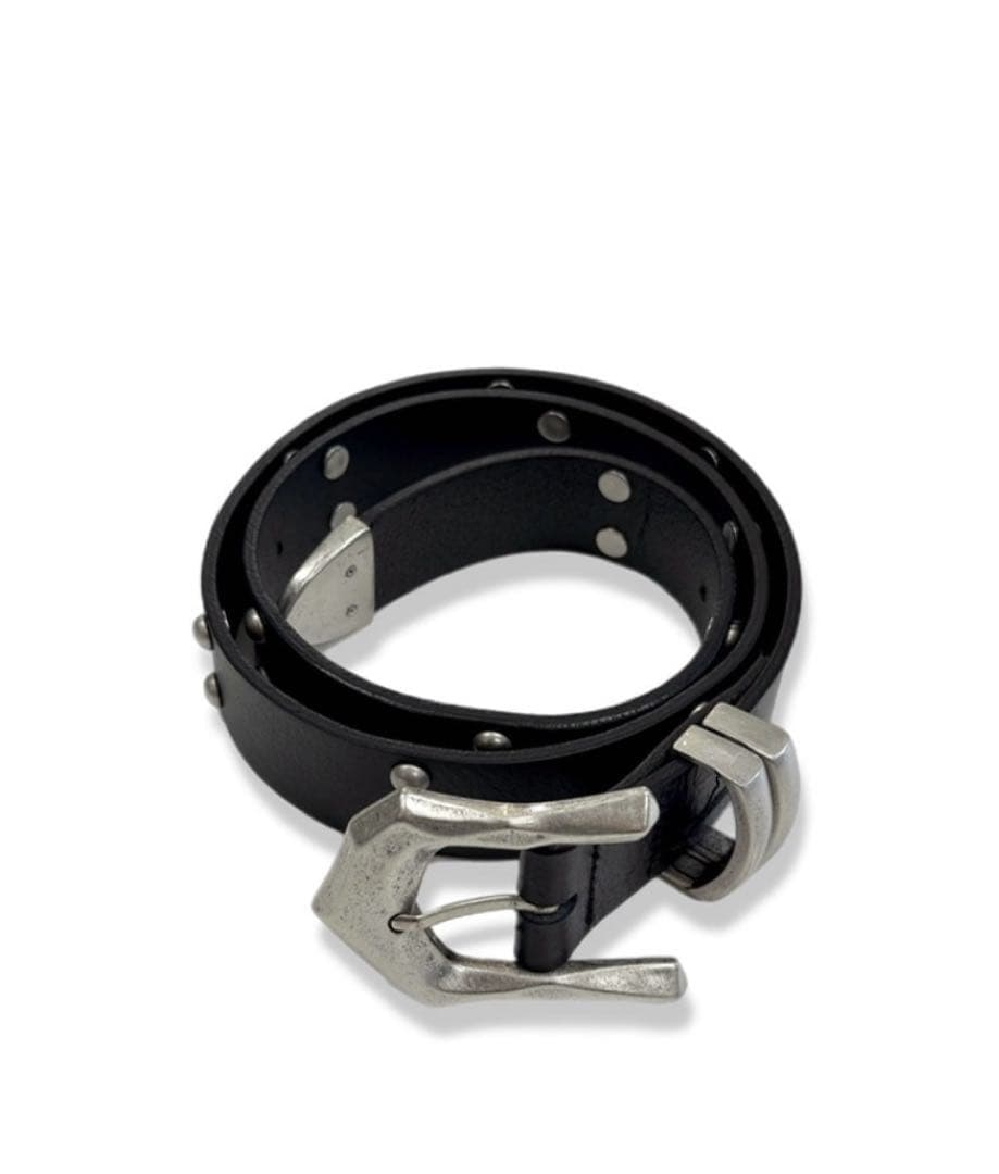 CS ブラック レザーベルト