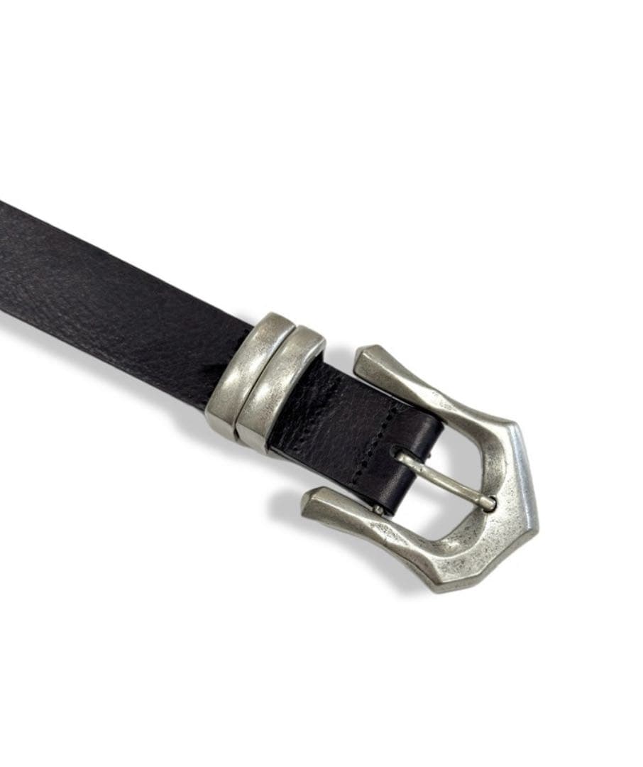 CS ブラック レザーベルト