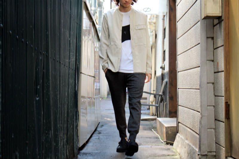 ホワイトマウンテニアリング　コーデュロイシャツ　2　ブラック