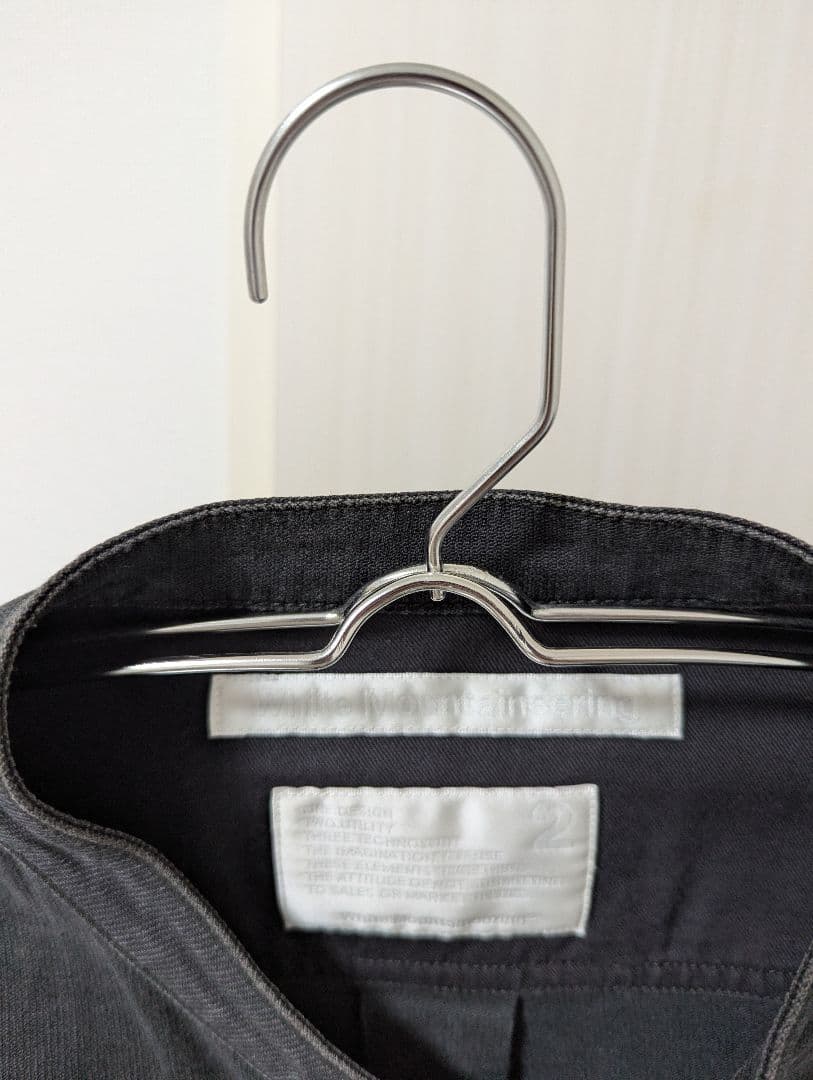 ホワイトマウンテニアリング　コーデュロイシャツ　2　ブラック