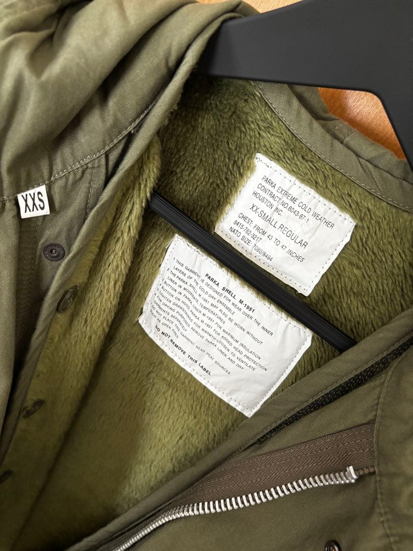 ジャケット・アウター HOUSTON PARKA SHELL M-1951 XX-Small
