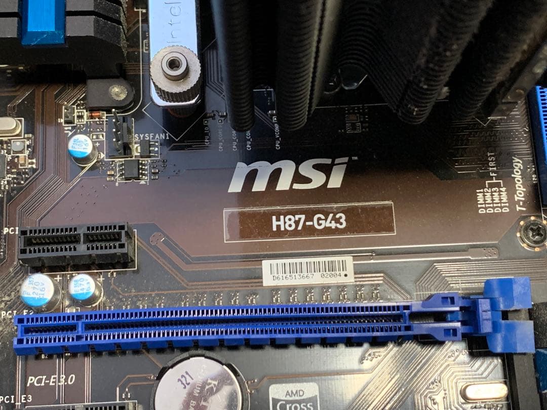 パソコンパーツ纏め　Core-i7 4770K H87-G43 Mem16GB