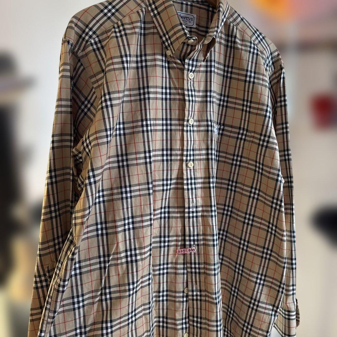 burberrys ノバチェック 長袖 シャツ