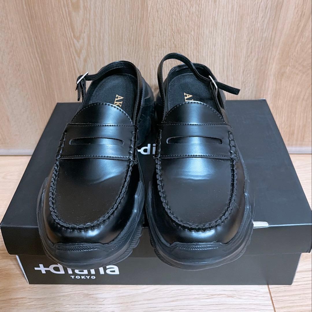 AKIKOAOKI demi Black×Black-faux leather