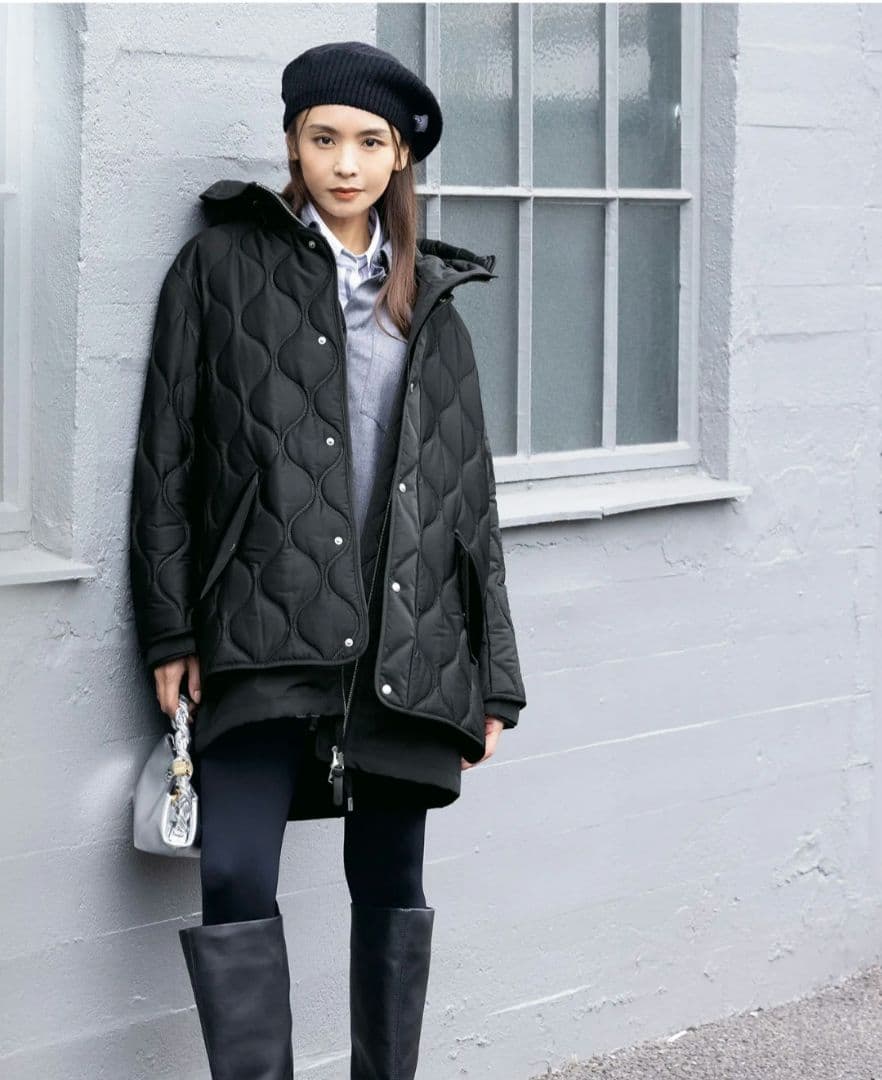 マッカージュMAIA 3wayジャケット黒 Sサイズ