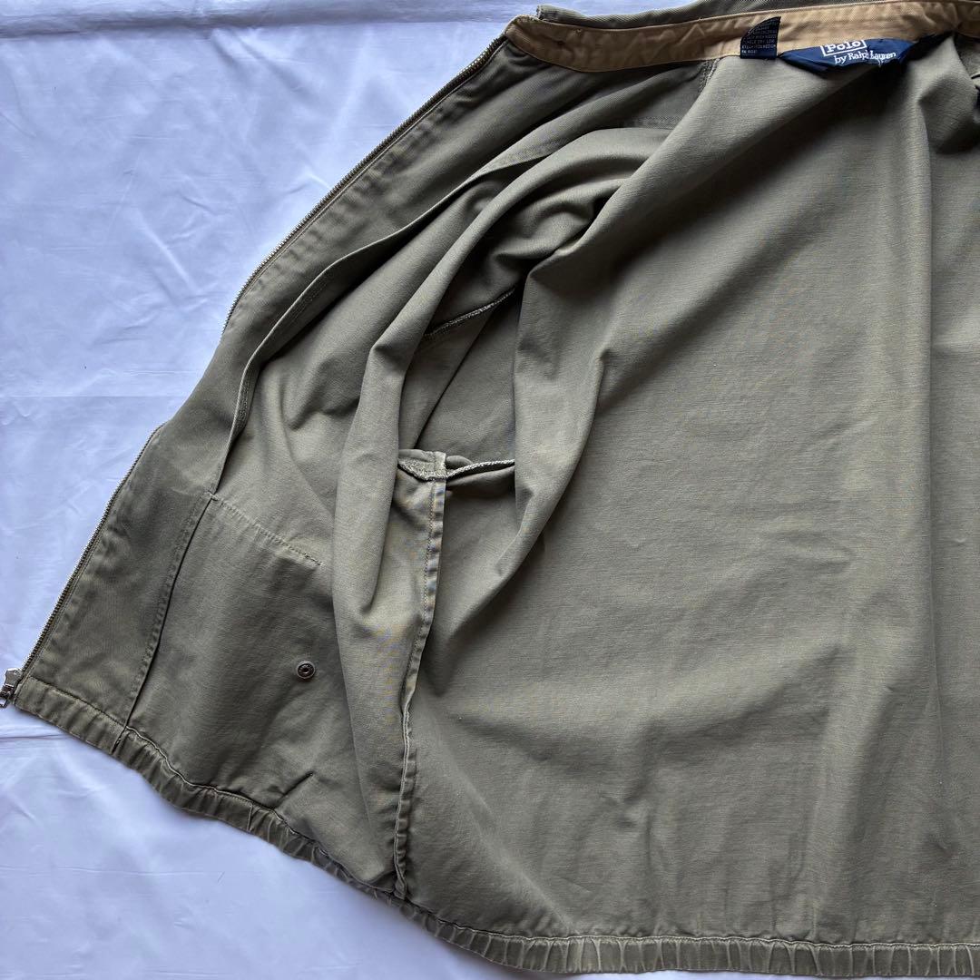 古着　90s　ポロバイラルフローレン　スウィングトップ　ハリントンジャケット