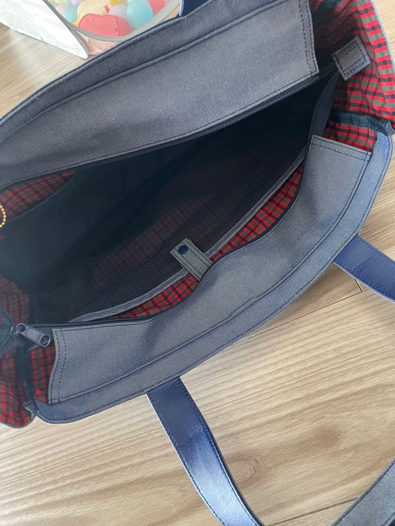 ファミリアデニムマザーズバッグ　廃盤品