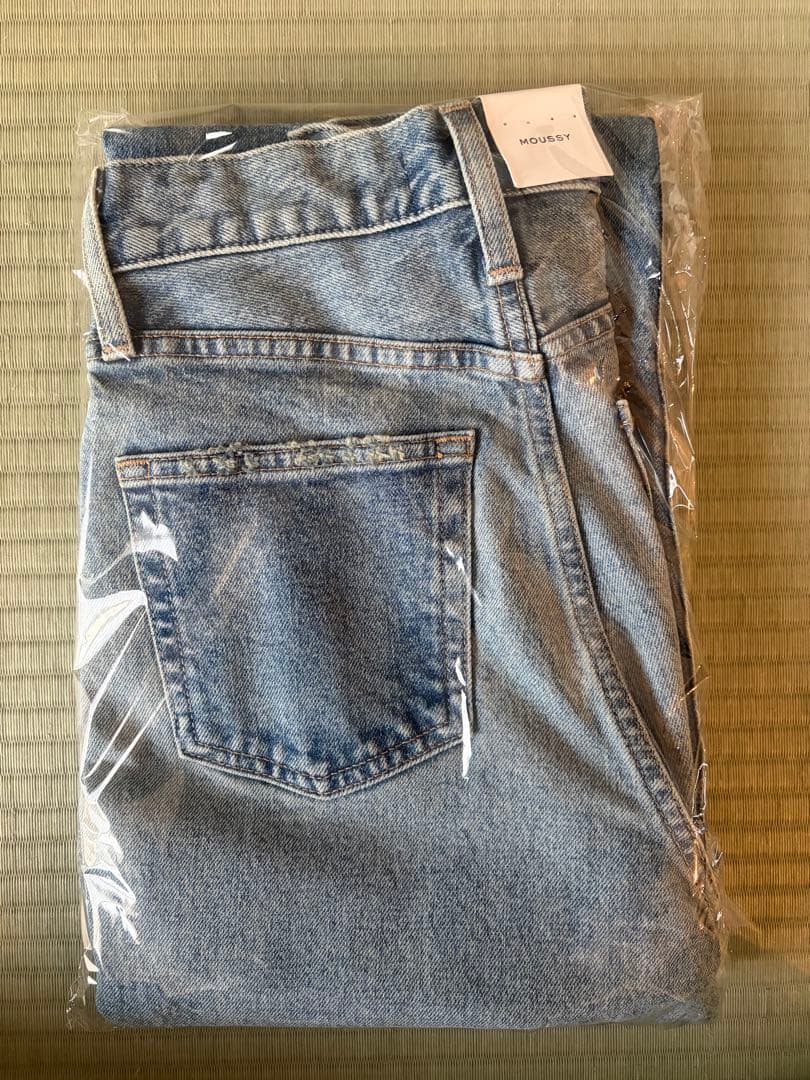 新品moussy MVS FLARE デニム25