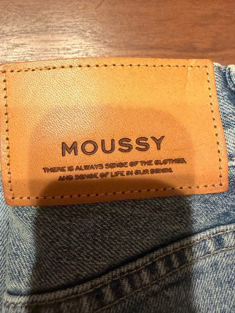 新品moussy MVS FLARE デニム25