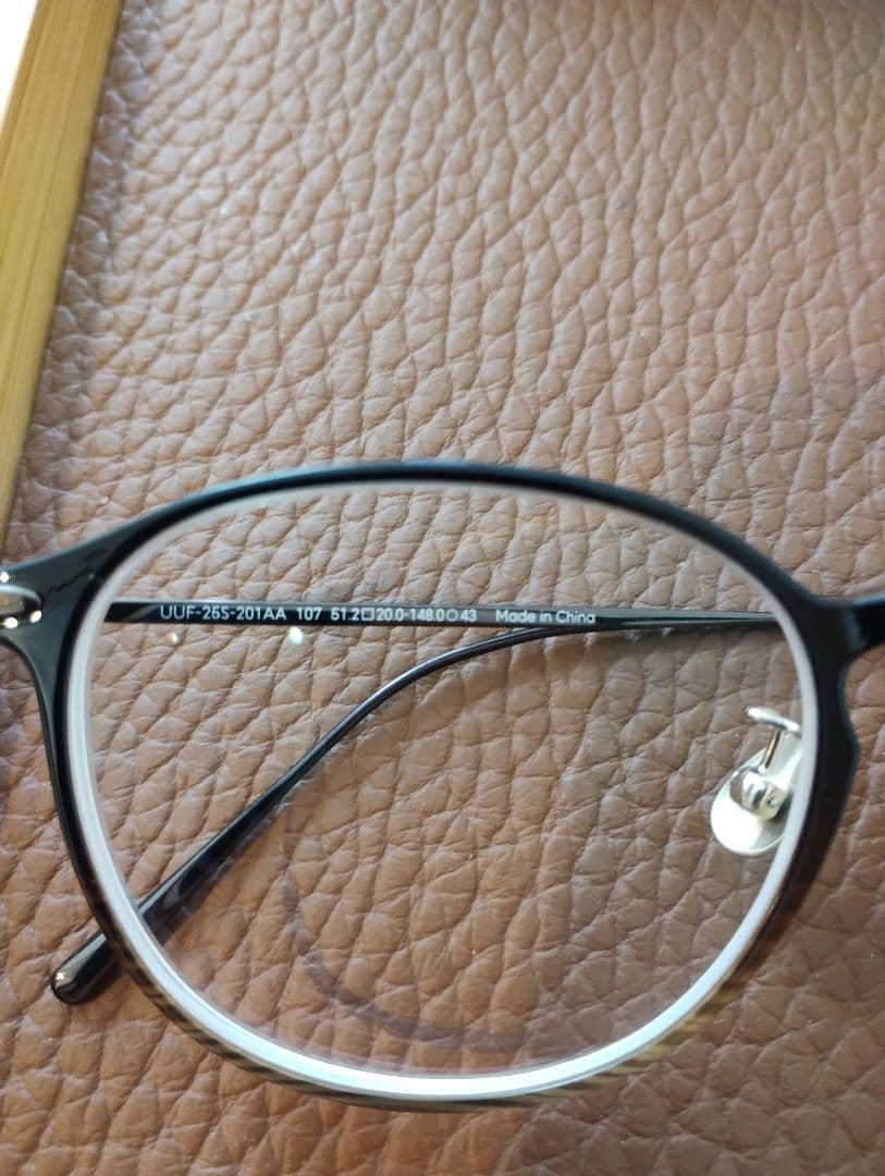 JINS ジンズ　中顔面短縮メガネUUF-25S-201 黄金比メガネ