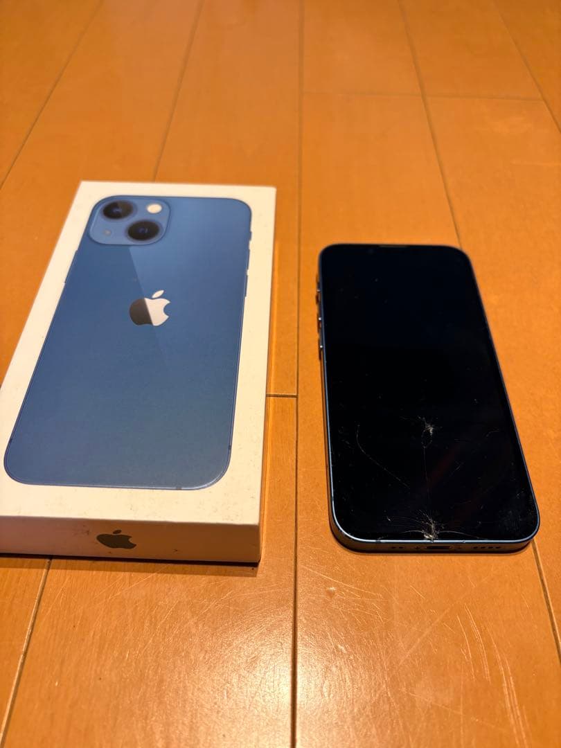 Apple iPhone 13 miniブルー 本体　バッテリー改造品