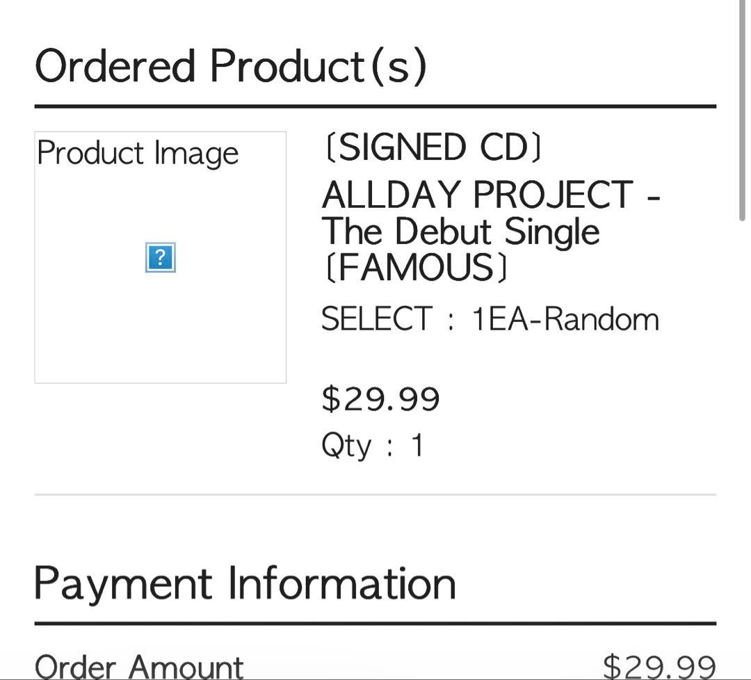 は*ん様 Alldayproject ヨンソ　直筆サイン入り　ポラロイド　チェキ