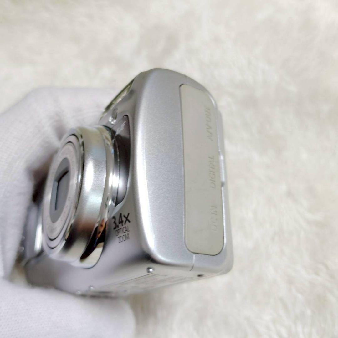 美品✨ CANON PawerShot A470 シルバー 単三電池 デジカメ
