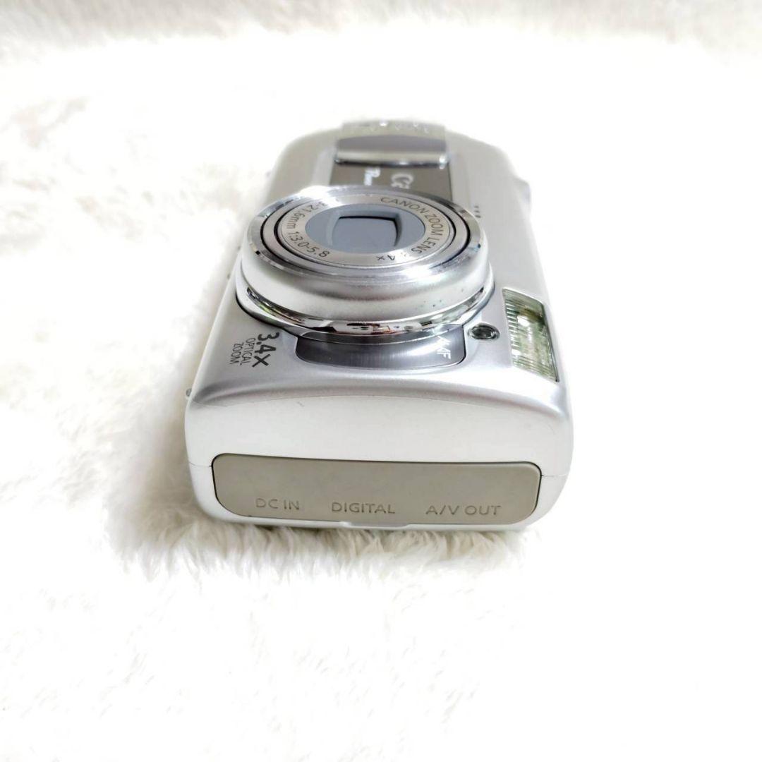 美品✨ CANON PawerShot A470 シルバー 単三電池 デジカメ