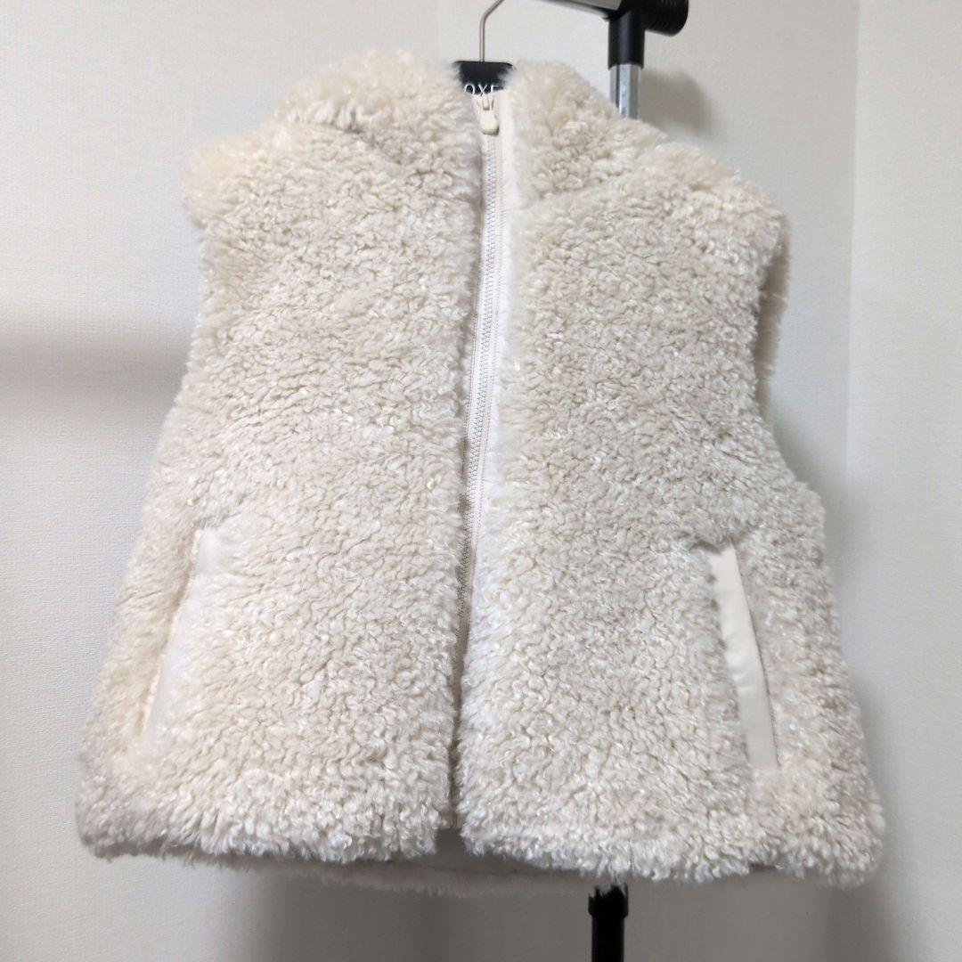 セーブザダック フェイクファーベスト