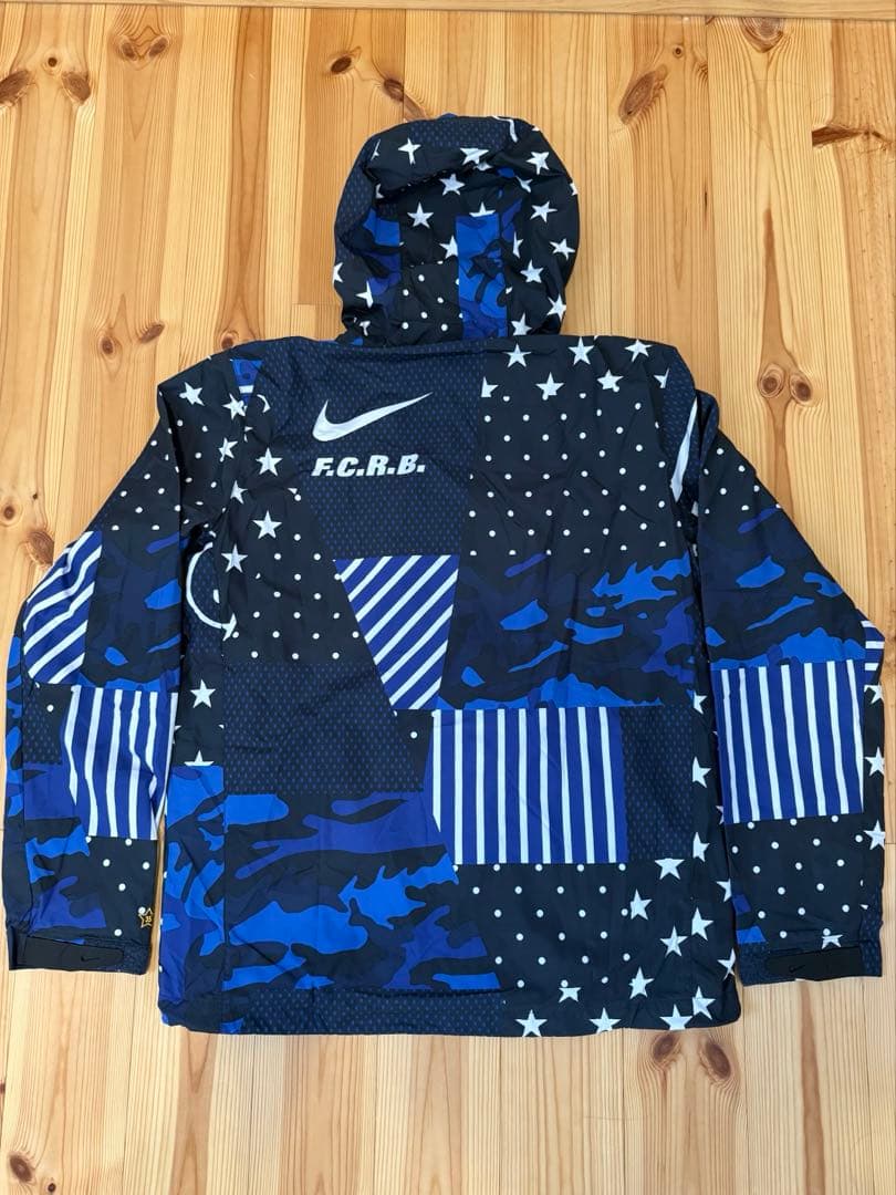 0*1様 FCRB WOVEN PRACTICE JACKET NAVY