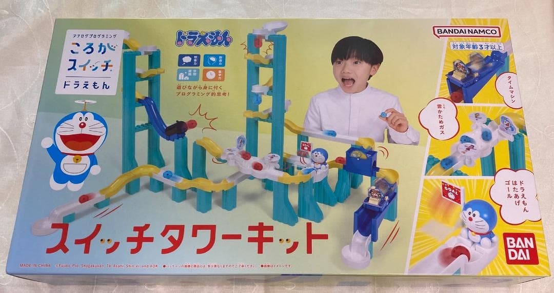 【新品・バンダイ】 ドラえもん　ころがスイッチタワーキット 2個