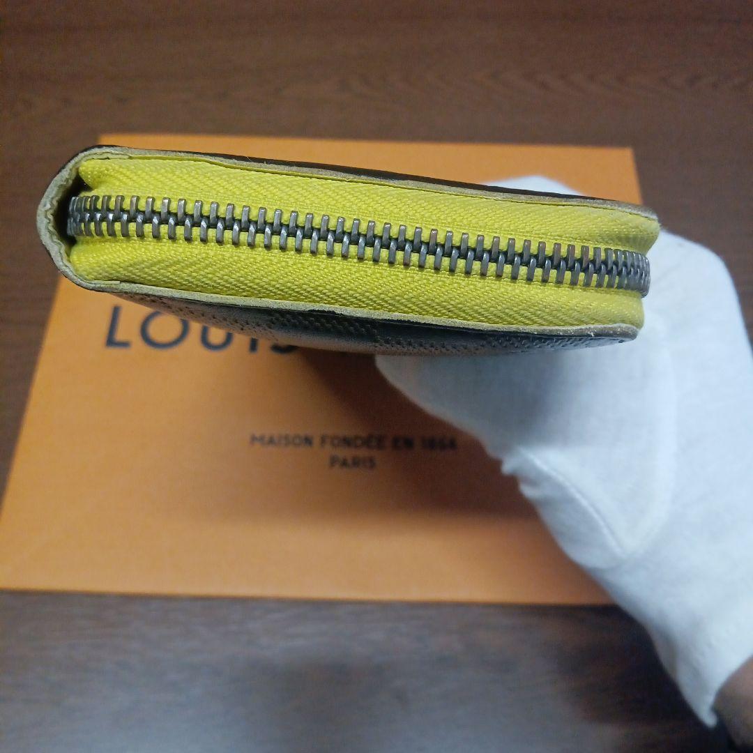 ルイ・ヴィトン。訳あり良品、アンフィニダミエ、ヴェルティカルジッピーウォレット