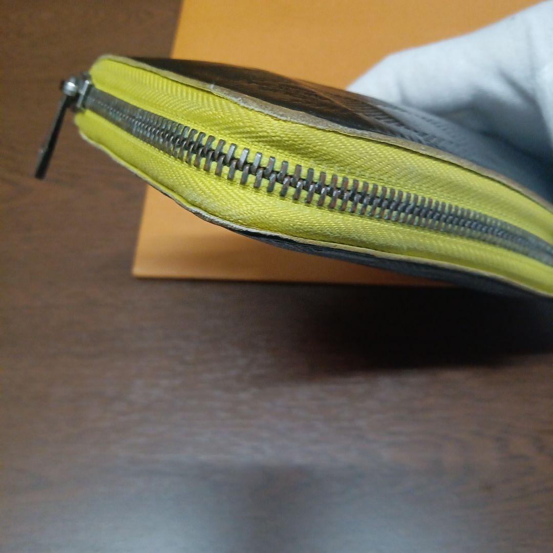 ルイ・ヴィトン。訳あり良品、アンフィニダミエ、ヴェルティカルジッピーウォレット