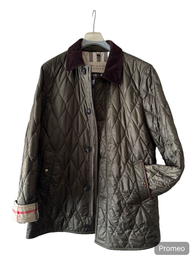 【ピンクの猫】BURBERRY BRIT キルティングJK★美品